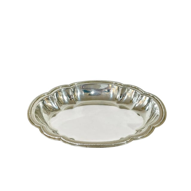 Vintage Engraved Houston Country Club Trophy by Mappin & Webb English Sheffield Plate Serving Dish For Sale - Image 10 of 17