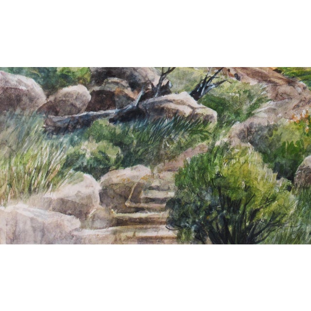 Gerald F. Brommer, Landscape with Trail, Circa 1980 For Sale In San Francisco - Image 6 of 11