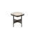 Early 21st Century Alwa Square Two Side Table with Smoky Grey Top and Black Base by Sebastian Herkner for Pulpo For Sale - Image 5 of 5