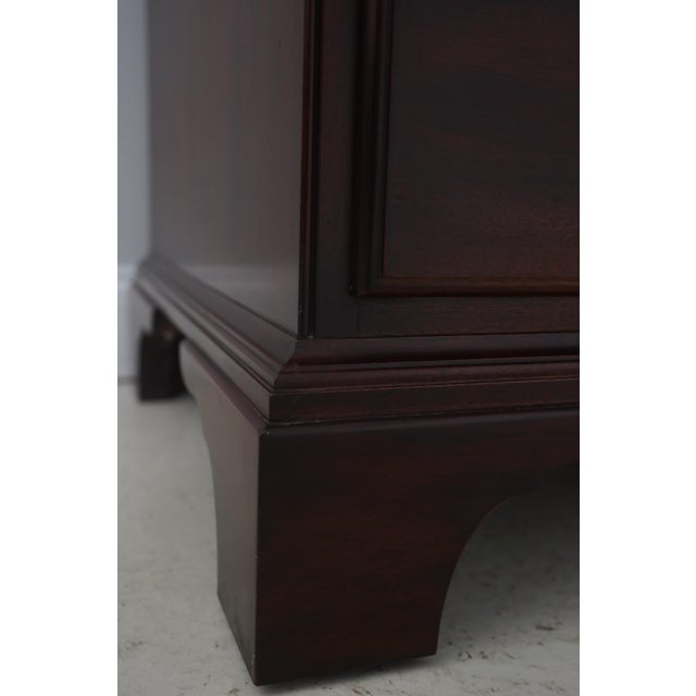 Henkel Harris Model #165 Mahogany Dome Top Armoire Cabinet For Sale - Image 10 of 18