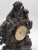 Large 18" Antique Cast Iron & Copper Mantle Clock Cherubs & Harps c.1906. For Sale - Image 9 of 14