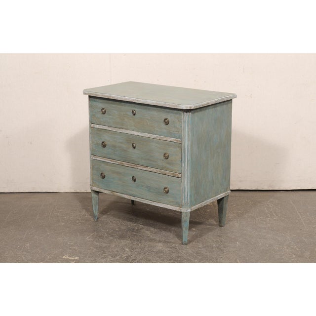 Mid 20th Century Swedish Blue/Green Chest For Sale - Image 9 of 11