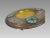 Early 20th Century Antique Persian Reticulated Brass & Enamel Turquoise Cloisonné Tazza / Centre Piece / Sweet Stand With Blue Birds For Sale - Image 5 of 11
