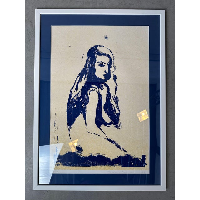 SCREEN PRINT: Flor Hermans (Tremelo, 1953) Screen printed on “Extra Maco Mat” 200 gsm paper. Limited to 100 copies....