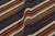 Textile Vintage Persian Kilim, Square Rug With Rich Polychromatic Stripes - Rug & Kilim For Sale - Image 7 of 8