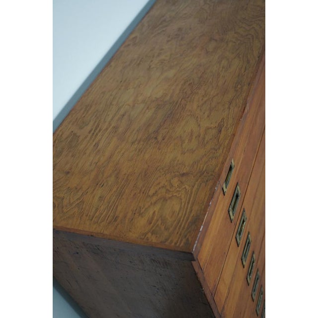 Early 20th Century English Pitch Pine Apothecary Cabinet, 1930s For Sale - Image 12 of 15