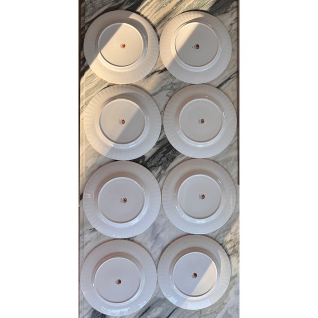 Vintage Royal Albert Old Country Roses Dinner Plates - Set of 8 For Sale In Seattle - Image 6 of 12