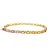 8.83 Carat Multi-Color Sapphire Diamond Yellow Gold Tennis Bracelet For Sale - Image 4 of 8