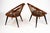 Black Circle Chairs by Yngve Ekström for Swedese, Sweden, 1950s, Set of 2 For Sale - Image 8 of 17