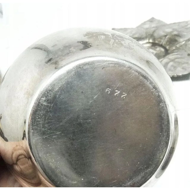 Art Deco Sugar Bowl from Sandrik, Hungary, 1930s For Sale - Image 3 of 5