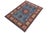Enhance your home with this exquisite hand-knotted Kazak rug, crafted from fine hand-spun wool and dyed with all-natural...