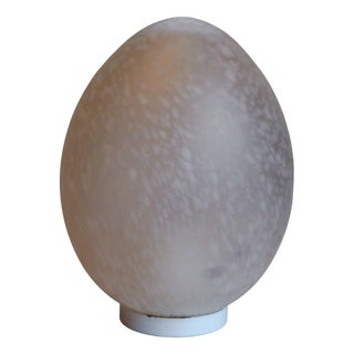 Egg Lamp from Vianne Glassworks, 1970s-1980s For Sale