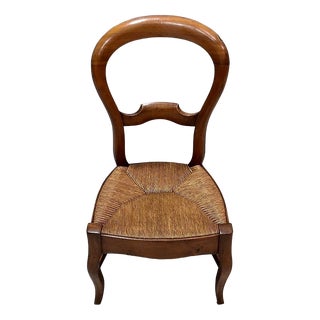 Louis Philippe Children's Chair in Cherry For Sale
