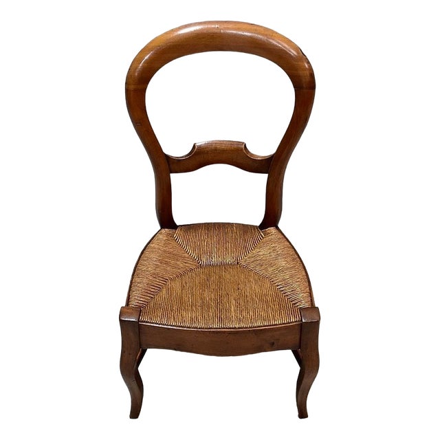 Louis Philippe Children's Chair in Cherry For Sale