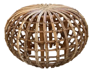 Rattan Coffee Table, 1980
