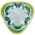Mid-Century Modern Vintage Bohemian Glass Bowl in Blue Green, 1960s For Sale - Image 3 of 6