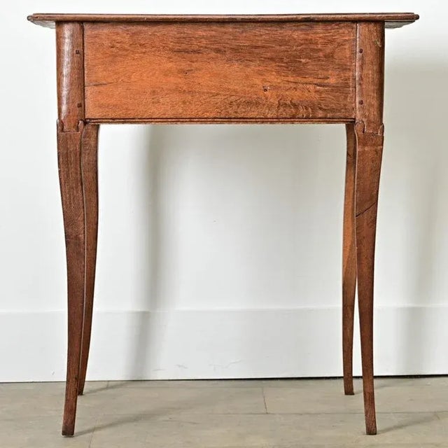 French 19th Century Louis XV Style Oak Side/Bedside Table For Sale - Image 12 of 12