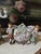 Vintage Rococo Revival Porcelain Musician Jardinière & Candelabrum — Set of 2 For Sale - Image 9 of 10