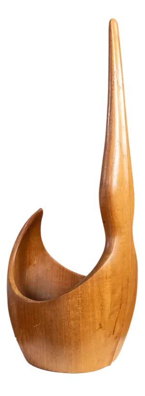 Large Teak Beer Goose by Johnny Mattsson, 1950s