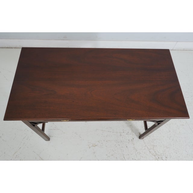 Kittinger Kittinger Wa-1004 Colonial Williamsburg Mahogany Desk For Sale - Image 4 of 12