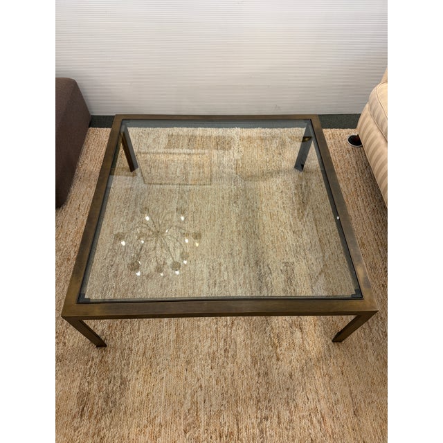 Circa 1970's John Wheatman Bronze Coffee Table For Sale - Image 4 of 12