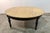 Large Rustic Round Pine Dining Table With Ebonized Turned Legs For Sale - Image 4 of 7