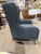Contemporary Crate and Barrel Gray Accent Chair For Sale - Image 3 of 5