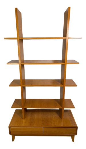 Mid-Century Modern Scandinavian Syle Teak Shelving Unit, 1990s