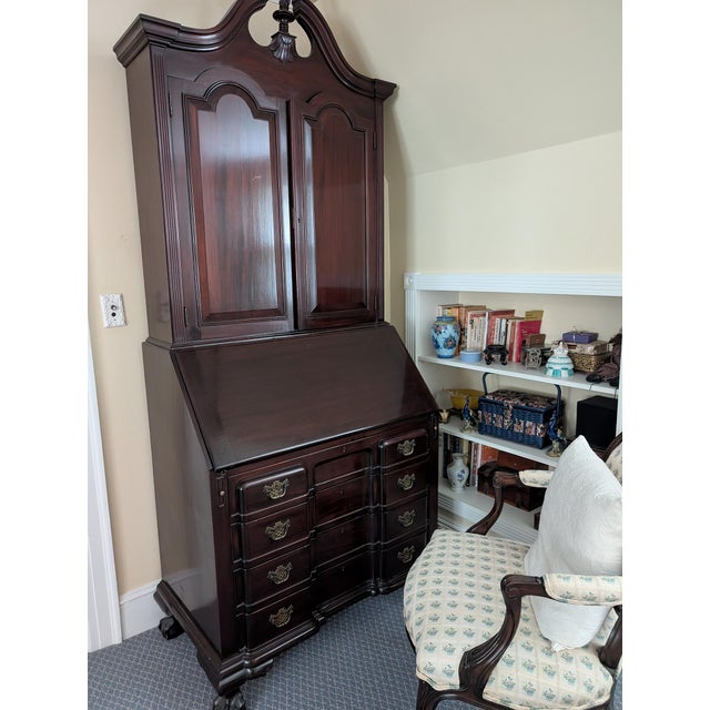 Charak Secretary Desk Handmade 1930 For Sale In New York - Image 6 of 6