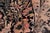 Textile Shabby Chic 1990's Floral Pak-Persian Black/Red Wool Rug - 9'2'' X 11'10'' For Sale - Image 7 of 9