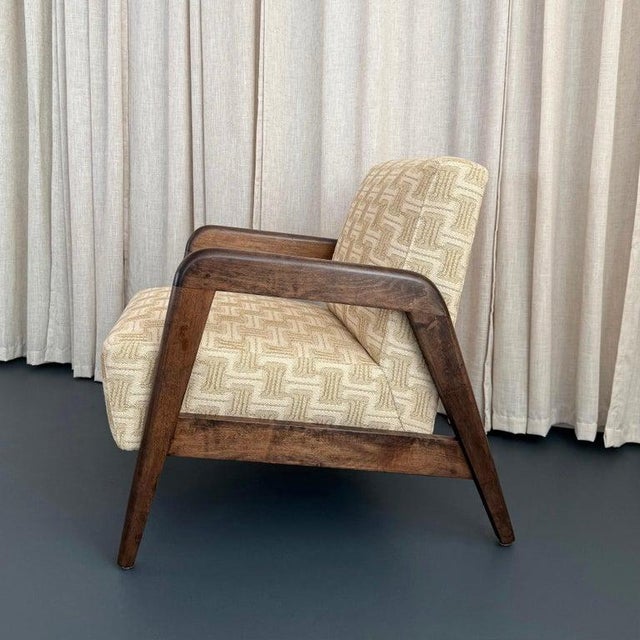 Thonet 1950s Mid-Century Modern Thonet Armchair Attributed to Russel Wright For Sale - Image 4 of 13