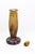 Art Nouveau Iridescent Marbled Glass Vase with Chased Gilt Metal Mount in the style of Loetz, Bohemia, 1900s For Sale - Image 5 of 10