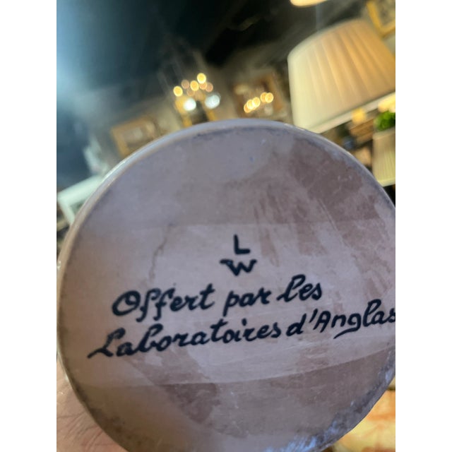 19th Century French Ceramic Pharmacy Jar For Sale In Phoenix - Image 6 of 7