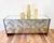Mid-Century Modern Vintage 1970s Ello Mirror & Brushed Metal Metal Mid Century Modern 5 Door Credenza Cabinet For Sale - Image 3 of 15