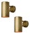 Hans-Agne Jakobsson C 627/110 'Rulle' Raw Brass Outdoor Sconces - a Pair For Sale