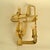 Gold Vintage Wall Sconce in Bronze by Frigerio, 1970s For Sale - Image 8 of 9