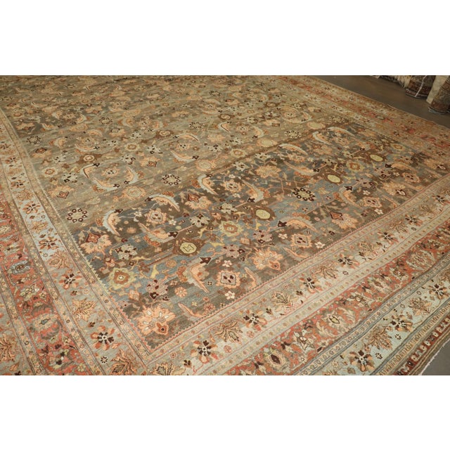 An early 20th-century Brown and gray Persian Bidjar Oversize Rug Details rug no. j4061 size 12' 8" x 18' 5" (386 x 561 cm)