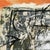 1990s Peter Robert Keil Large Political Mixed-Media Painting, Berlin 1995 For Sale - Image 4 of 11