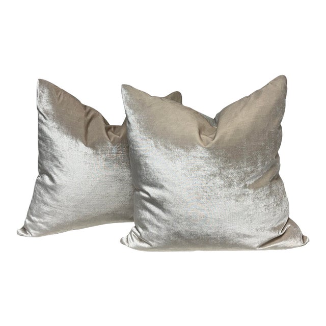Eastern Accents Studio 773 Geode Velvet Decorative Pillows, Pair For Sale