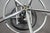 Adjustable Chrome Swivel Office Chair on Casters, Czechoslovakia, 1980s For Sale - Image 10 of 13