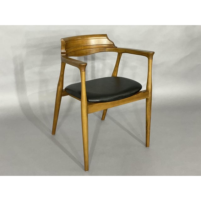 Black Vintage Danish Dining Chair For Sale - Image 8 of 8