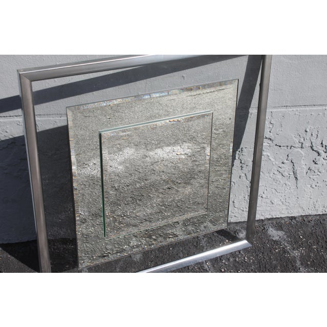 1960s 1960's Modern Wall Mirror For Sale - Image 5 of 12