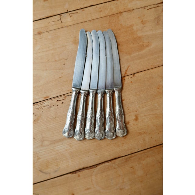 Mismatched Cutlery in Silver Metal, Set of 12 For Sale - Image 3 of 12