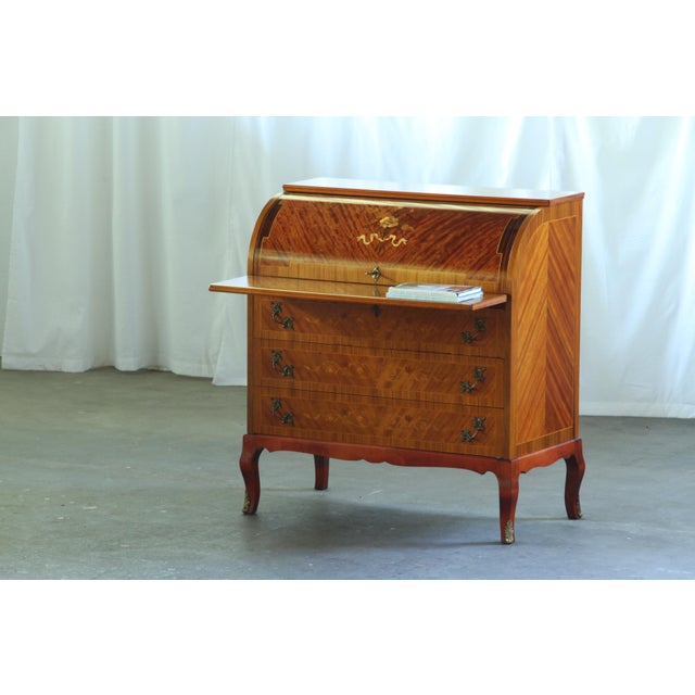 Danish Secretaire in Cherry by Edmund Jørgensen, 1950s For Sale - Image 6 of 18