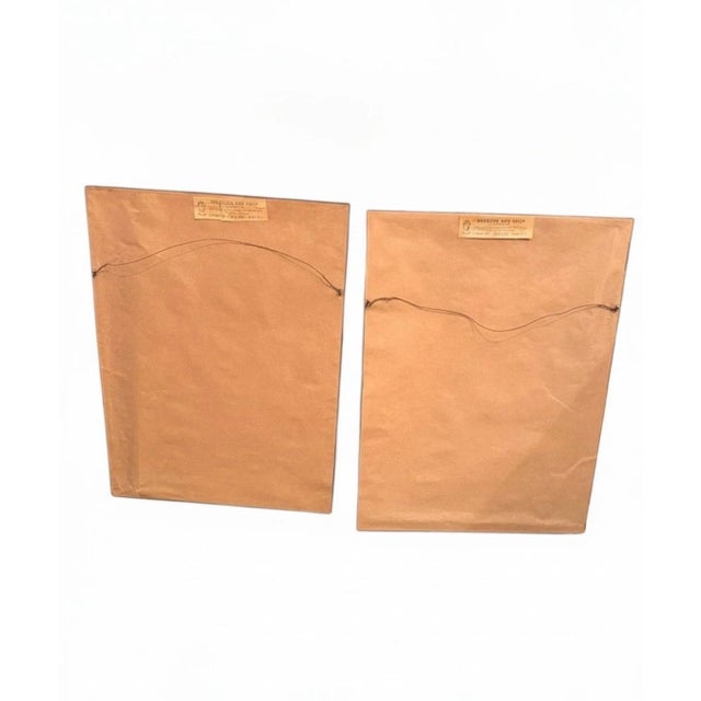 Vintage Mid-Century Asian Copper Repoussé Wall Plaques - A Pair For Sale - Image 10 of 10