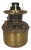 Late 19th Century Victorian Royal Brass Oil Kerosene Lamp Font Part W/ Burner and Shade Ring For Sale
