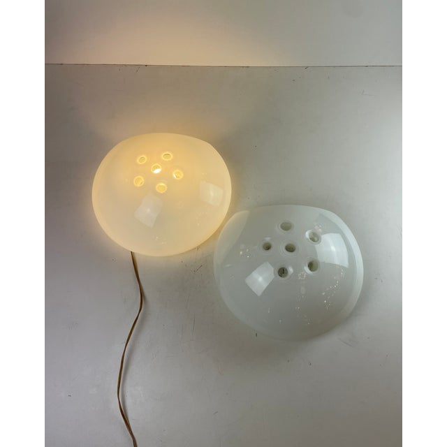 Vintage Murano Wall Lamps, 1980s, Set of 2 For Sale - Image 4 of 18