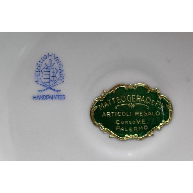 Ceramic Mid-Century Hand-Glazed Porcelain Vase from Herend, Hungary, 1970s For Sale - Image 7 of 9