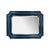2020s Ethan Scalloped Mirror Navy For Sale - Image 5 of 11