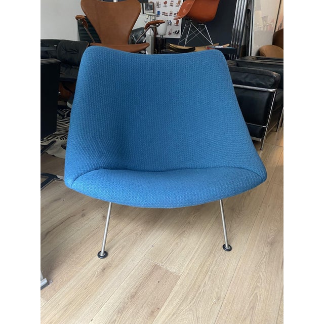 Textile Oyster Chair in Fabric by Pierre Paulin for Artifort, 1970s For Sale - Image 7 of 13